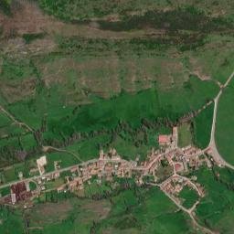 Cármenes map(satellite map)