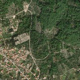Vela Luka map(satellite map)