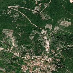 Žrnovo map(satellite map)