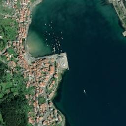 Corcubión map(satellite map)