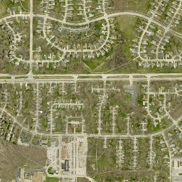 Greendale map(satellite map)