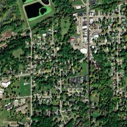 Saranac map(satellite map)