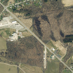 East Bethany New York High Resolution Satellite Map