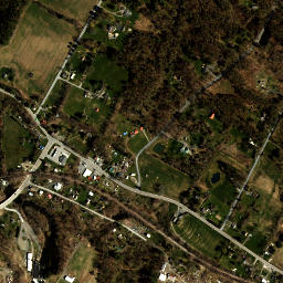 North Hoosick New York High Resolution Satellite Map