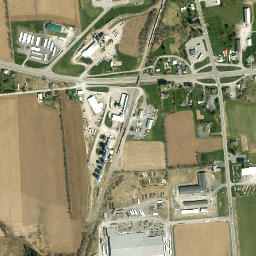 Sangerfield New York High Resolution Satellite Map