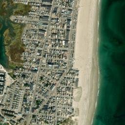 Hampton Beach map(satellite map)