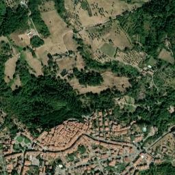 Castel del Piano map(satellite map)