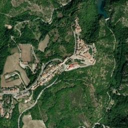 Sellano map(satellite map)