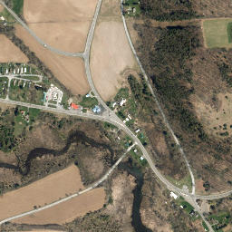 Pine Woods New York High Resolution Satellite Map