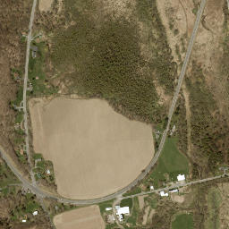 Big Bend New York High Resolution Satellite Map