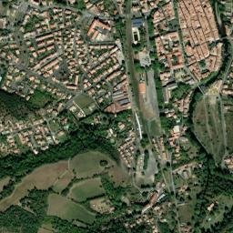 Quillan map(satellite map)