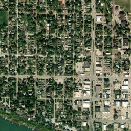 Yankton map(satellite map)
