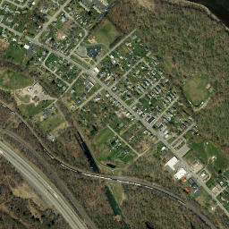 Rotterdam Junction New York High Resolution Satellite Map