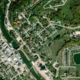 Elkader map(satellite map)