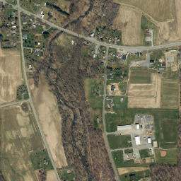 Flint New York High Resolution Satellite Map