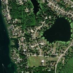 Lake Fenton map(satellite map)