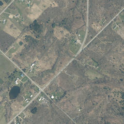 Charleston New York High Resolution Satellite Map