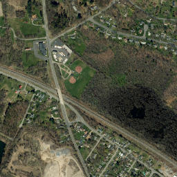 Harding Crossing New York High Resolution Satellite Map