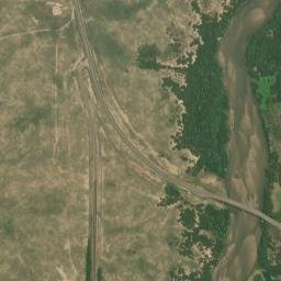 Blue Star Memorial Highway Valentine High Resolution Satellite Map