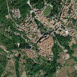 Santa Fiora map(satellite map)