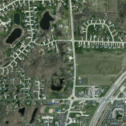 Wind Lake map(satellite map)