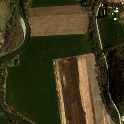 Petersburg Junction New York High Resolution Satellite Map