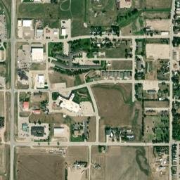 1302-1314 8th Street, Chadron, NE High Resolution Satellite Map