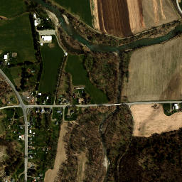 North Petersburg New York High Resolution Satellite Map