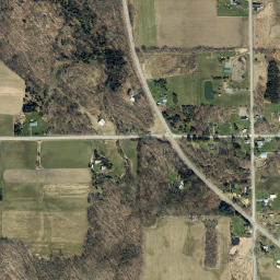 Attica Center New York High Resolution Satellite Map