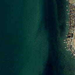 Teall Beach New York High Resolution Satellite Map