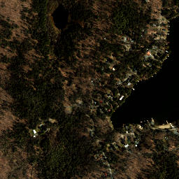 Babcock Lake New York High Resolution Satellite Map