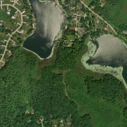 Satellite view of Paint Creek Country Club