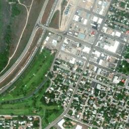 American Falls map(satellite map)