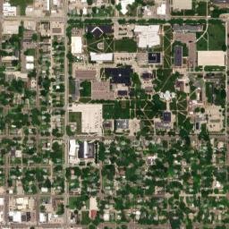 Vermillion map(satellite map)
