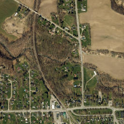 Leicester New York High Resolution Satellite Map