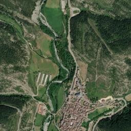 Ansó map(satellite map)