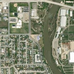 West Yellowstone Highway, Douglas, WY High Resolution Satellite Map