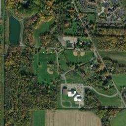 Erie County map(satellite map)