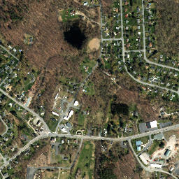 Brunswick Center New York High Resolution Satellite Map