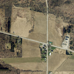 Orangeville Center New York High Resolution Satellite Map
