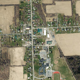 Romulus New York High Resolution Satellite Map