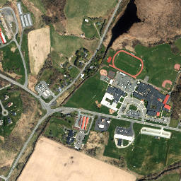 Clums Corner New York High Resolution Satellite Map