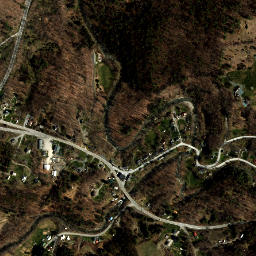 Petersburg New York High Resolution Satellite Map