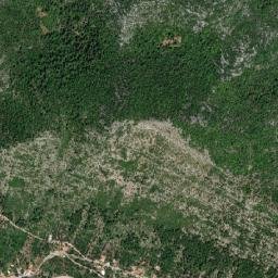 Mljet map(satellite map)