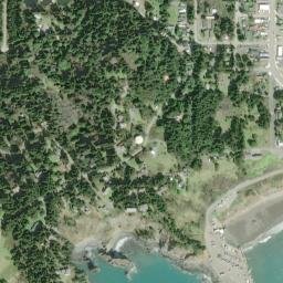 Port Orford map(satellite map)