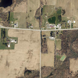 West Perry Center New York High Resolution Satellite Map