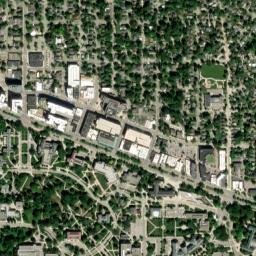 East Lansing map(satellite map)