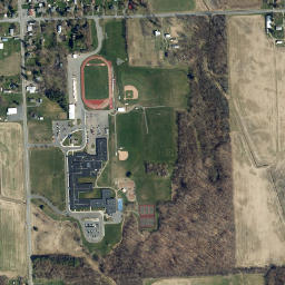 Poplar Ridge New York High Resolution Satellite Map