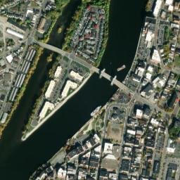 New York State Bicycle Route 9, Troy, NY  High Resolution Satellite Map