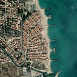 Sainte-Marie-Plage map(satellite map)